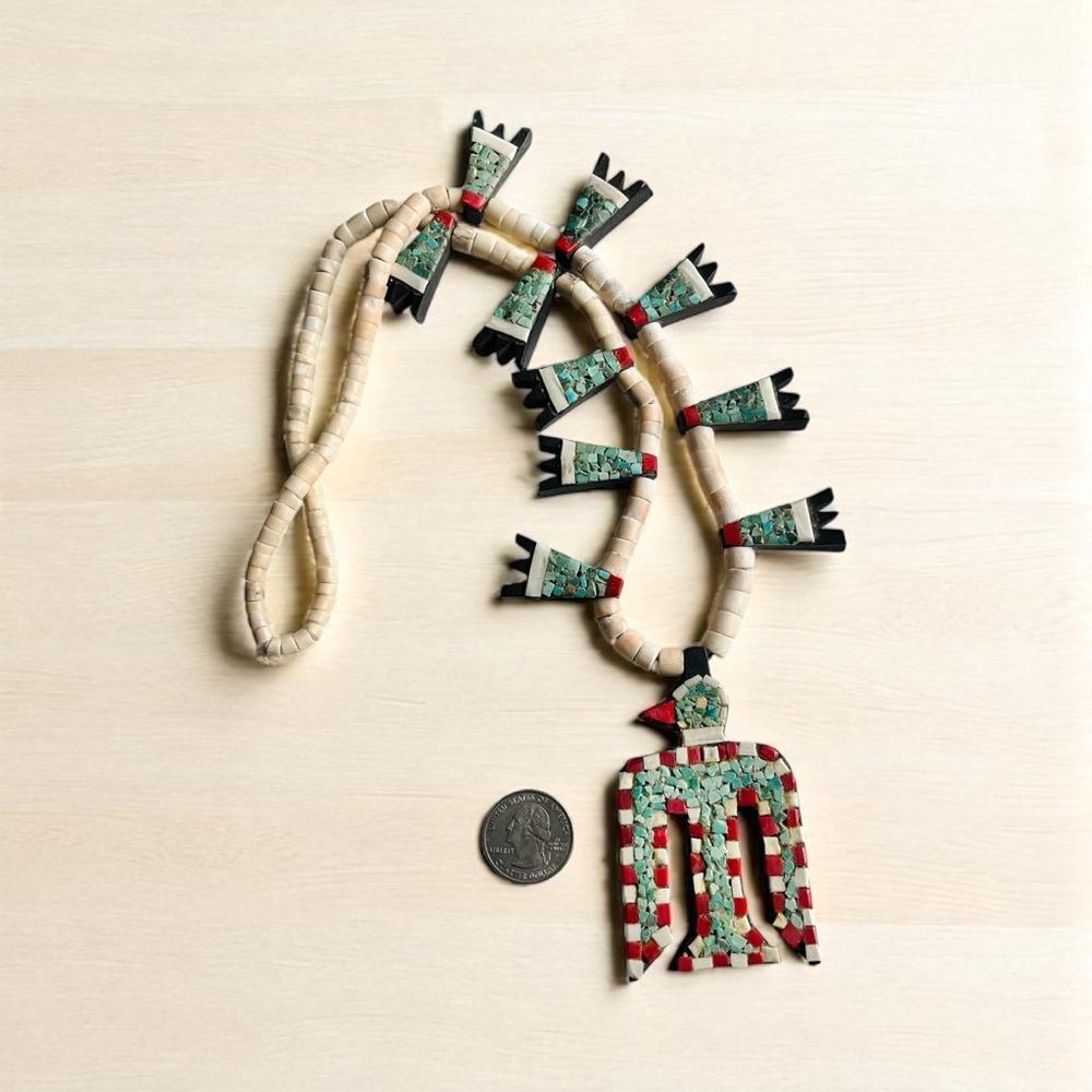 Vintage Santo Domingo Thunderbird Necklace